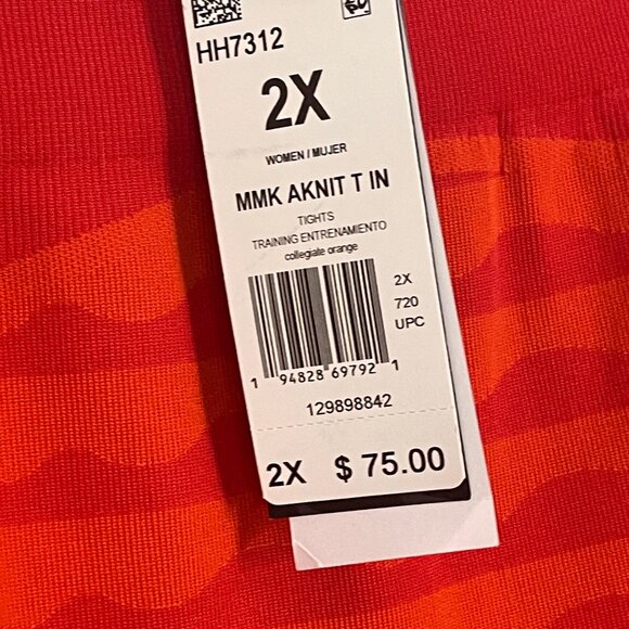 adidas Women's Marimekko AEROKNIT 7/8 Tight Active Leggings Plus - Picture 3 of 7